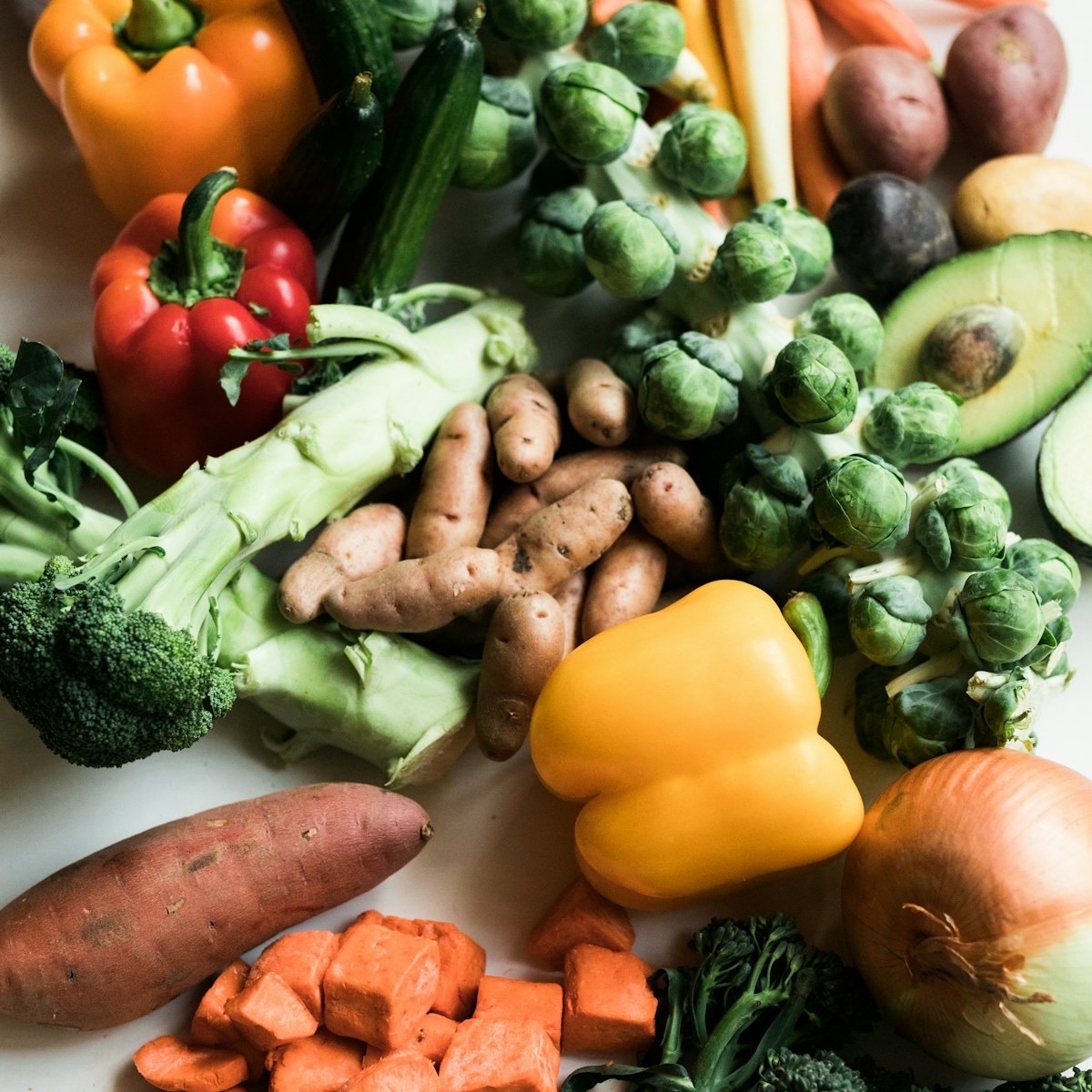 Assiette de légumes analysée